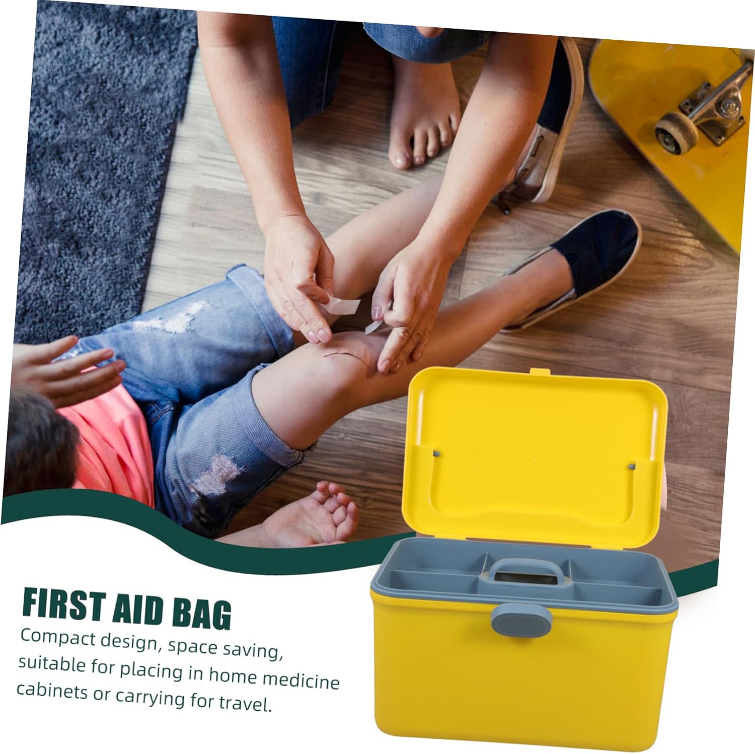 HOLIDYOYO Medicine Cabinet Storage Organizer Box