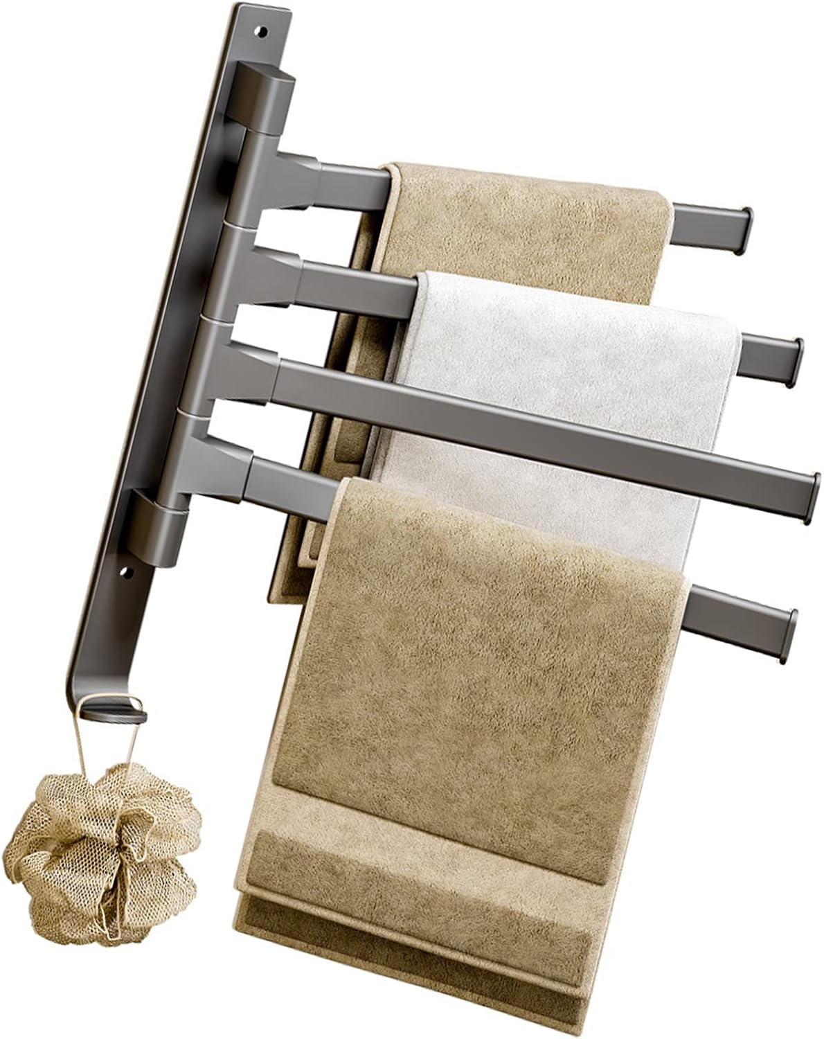 Marhynchus Hand Towel Holder with 4 Arms