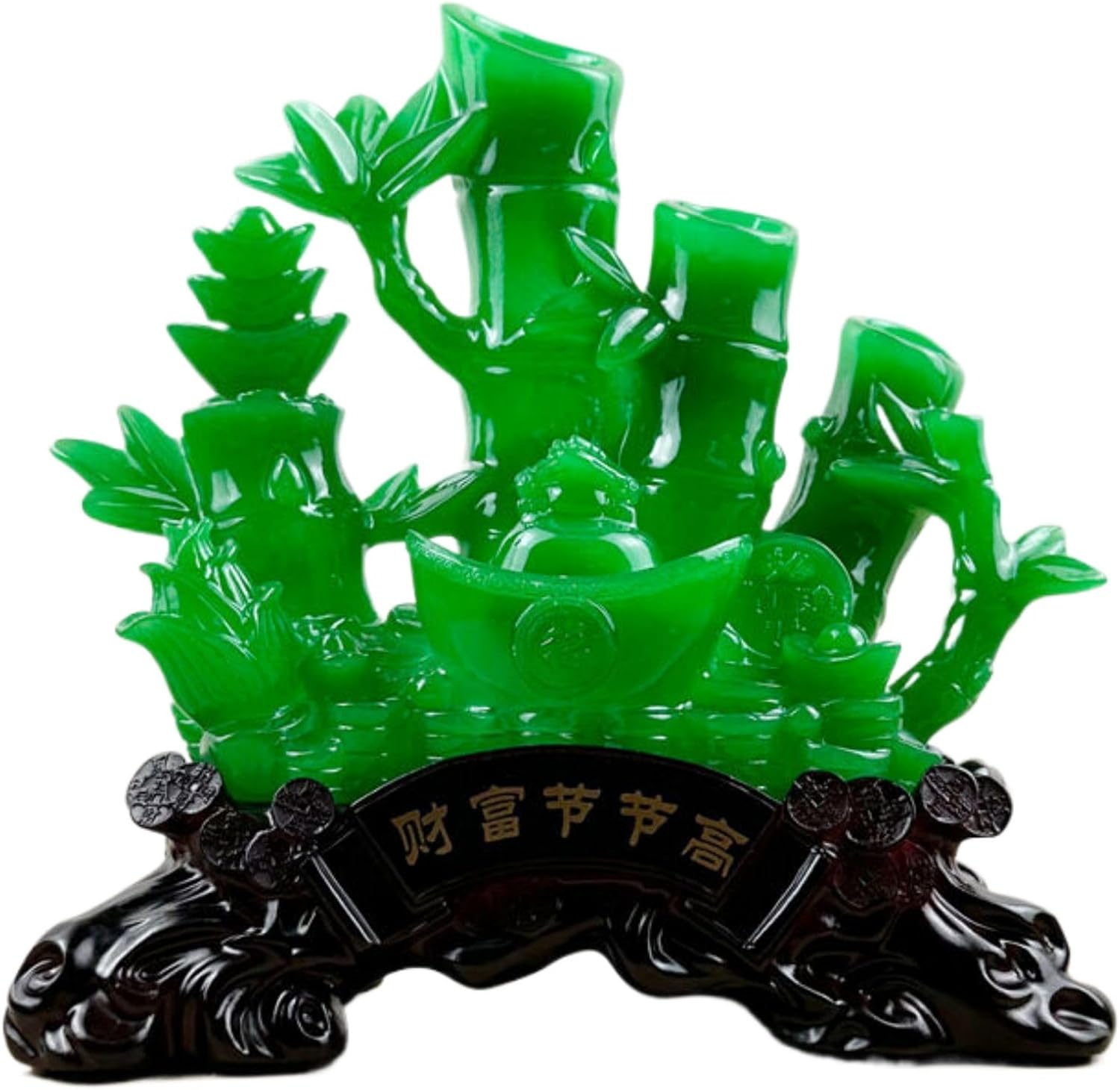 Wealth Prosperity Sculpture - Feng Shui Resin Statues for Home Office