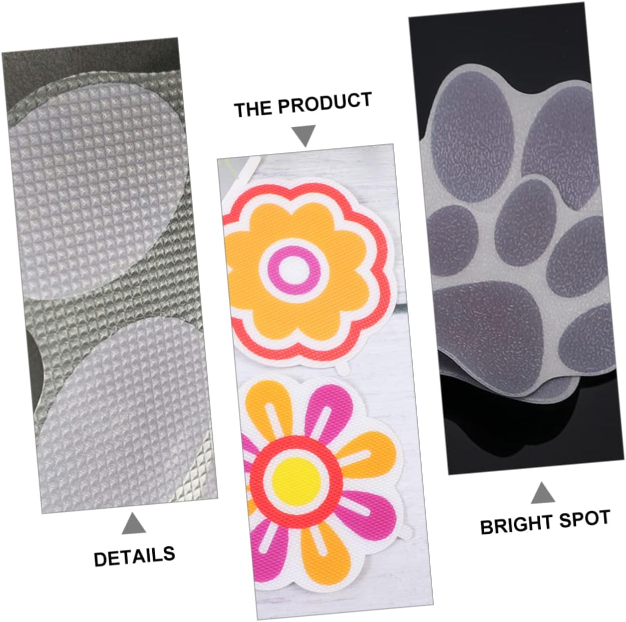 Ciieeo 12pcs Waterproof Cartoon Tile Stickers for Bath and Pool