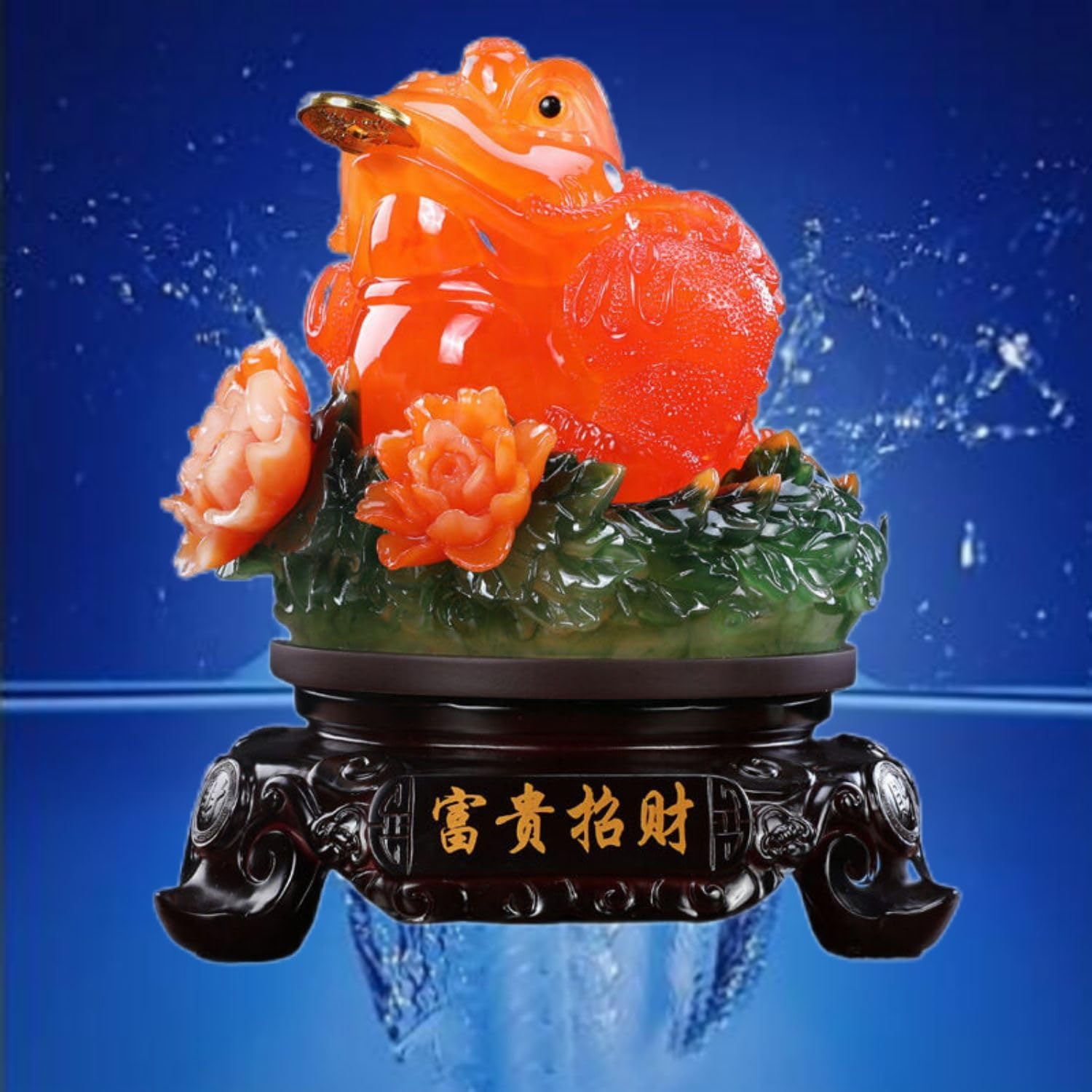 Chinese Feng Shui Resin Wealth Statue - 1237