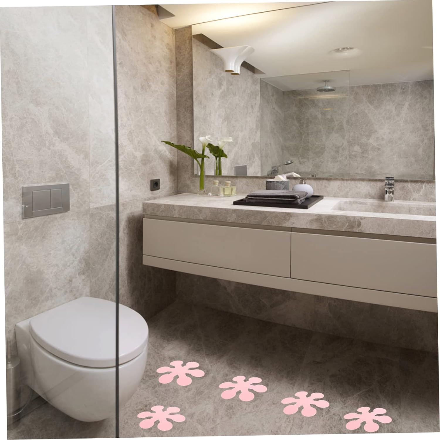 Ciieeo Non-Slip Bathtub Stickers Snowflake Design 1