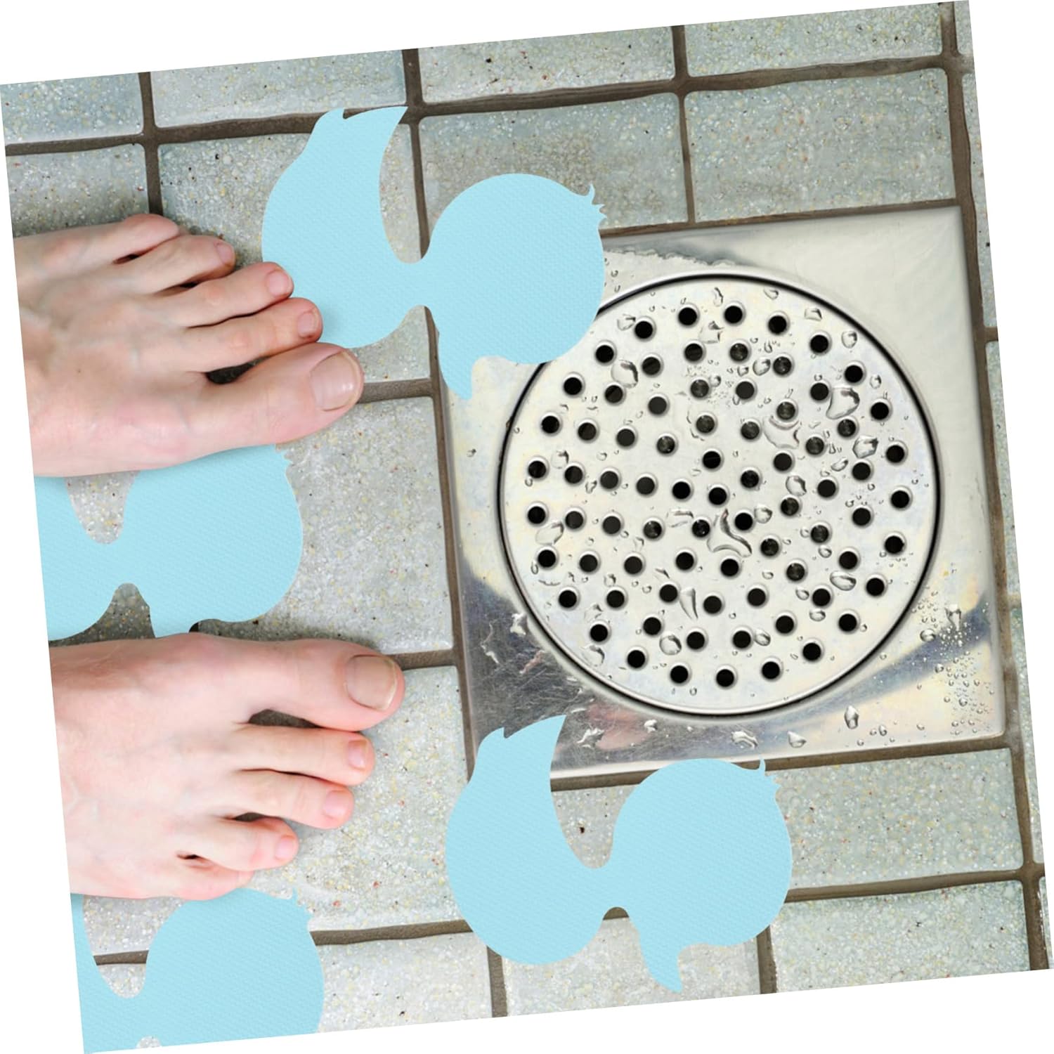 Ciieeo Non-Slip Toilet Stickers 24pcs for Safe Bathroom Use