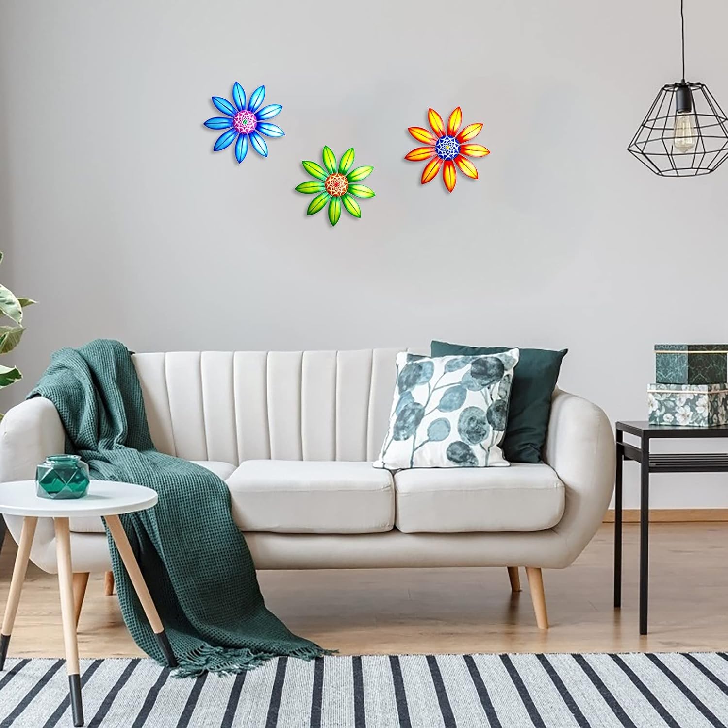 Golden Metal Wall Art Sculptures for Home and Office