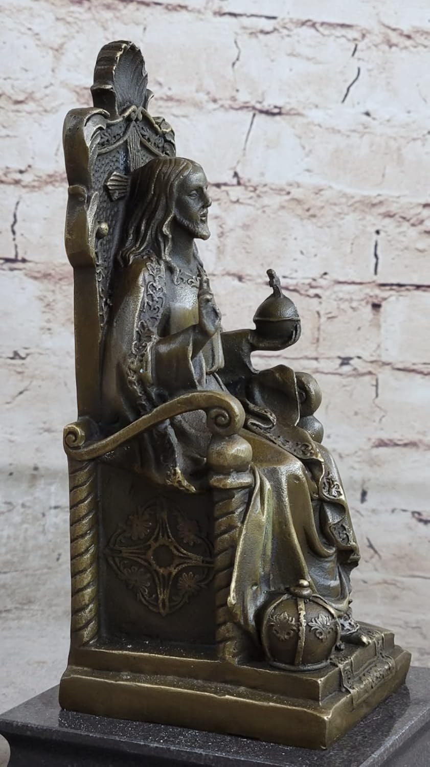 European Bronze Real Bronze Metal Statue Christian Jesus Christ Lord Angels Sculpture