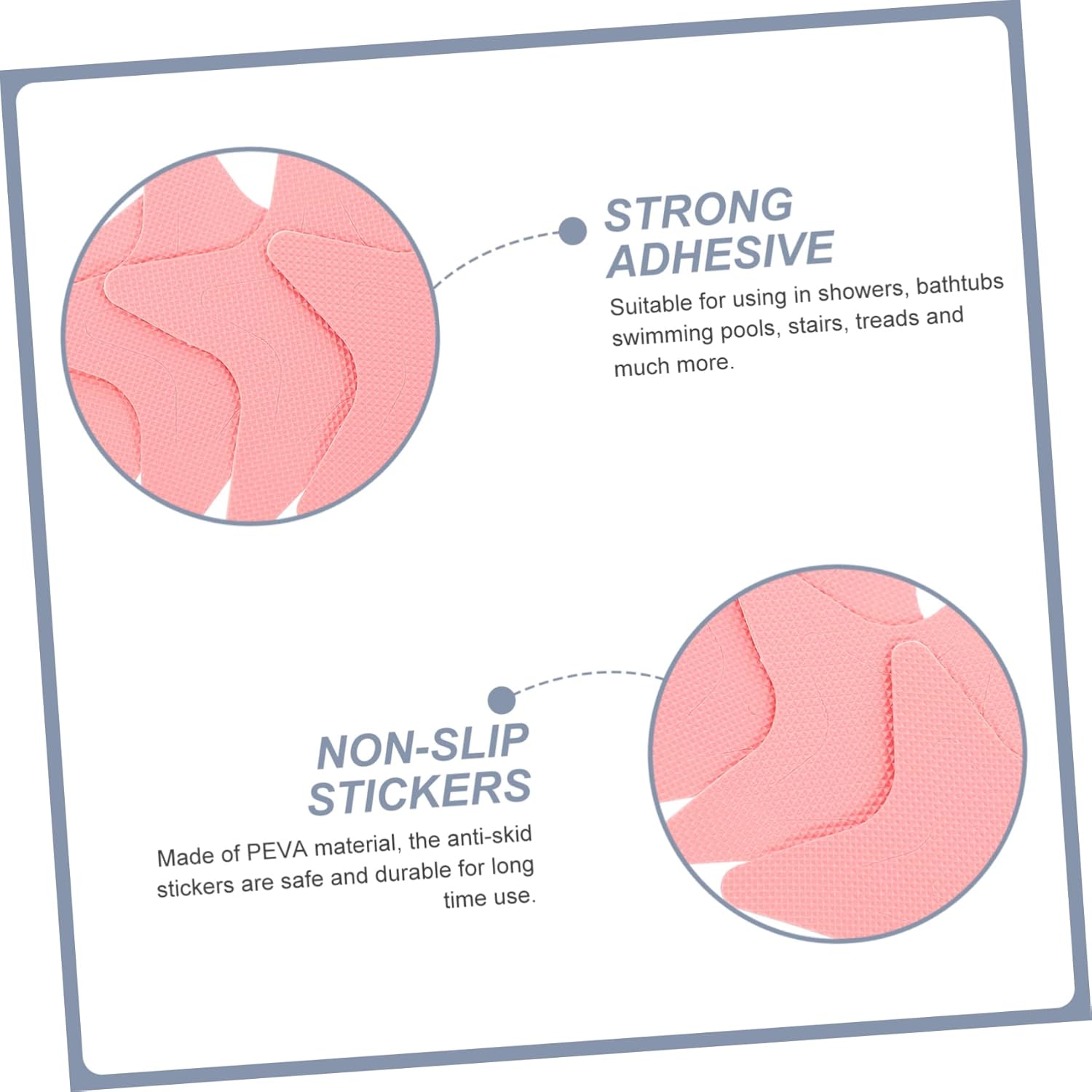 Yardenfun 1Set Non-Skid Bathtub Stickers 1