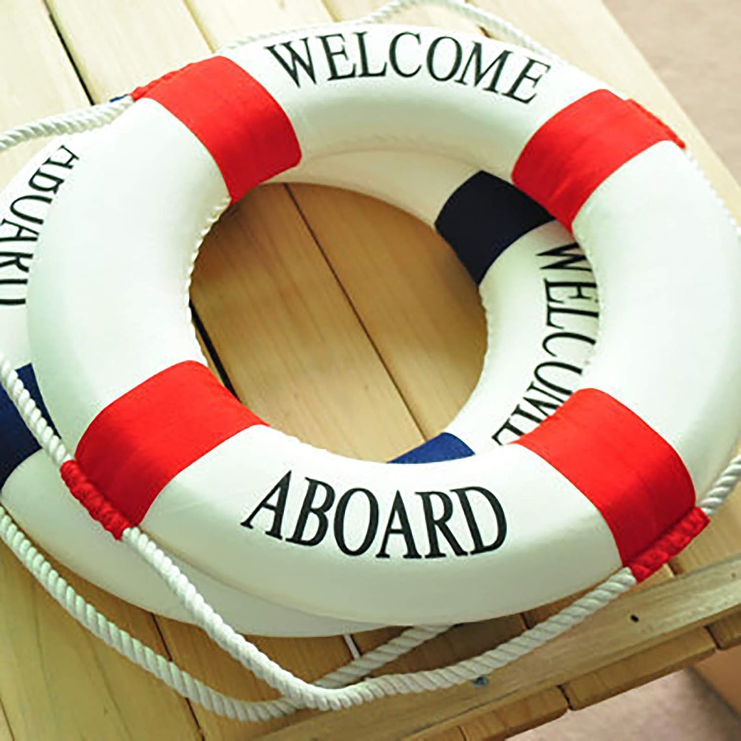 Nautical Lifebuoy Sculpture Home Decor Statue