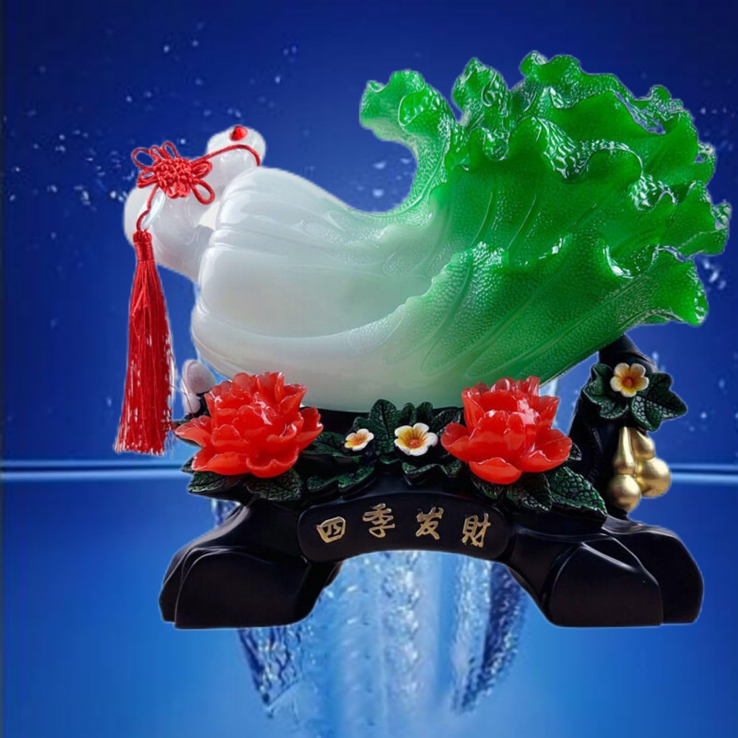 Seasonal Prosperity Wealth Statue Resin