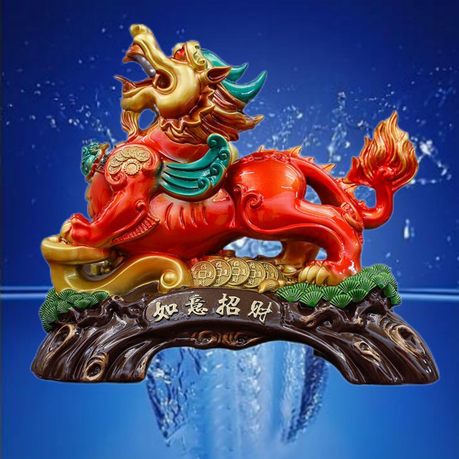 Large Feng Shui Resin Wealth Attraction Statues