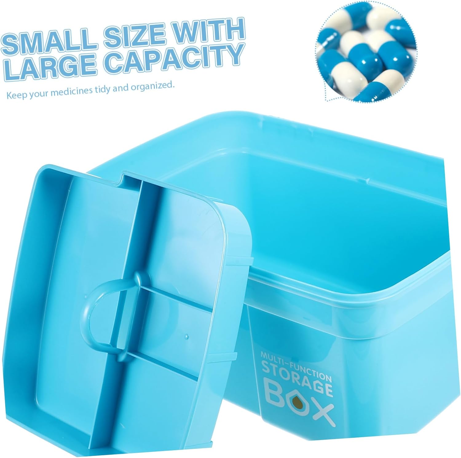 COLLBATH Portable Double Layer Medicine Cabinet