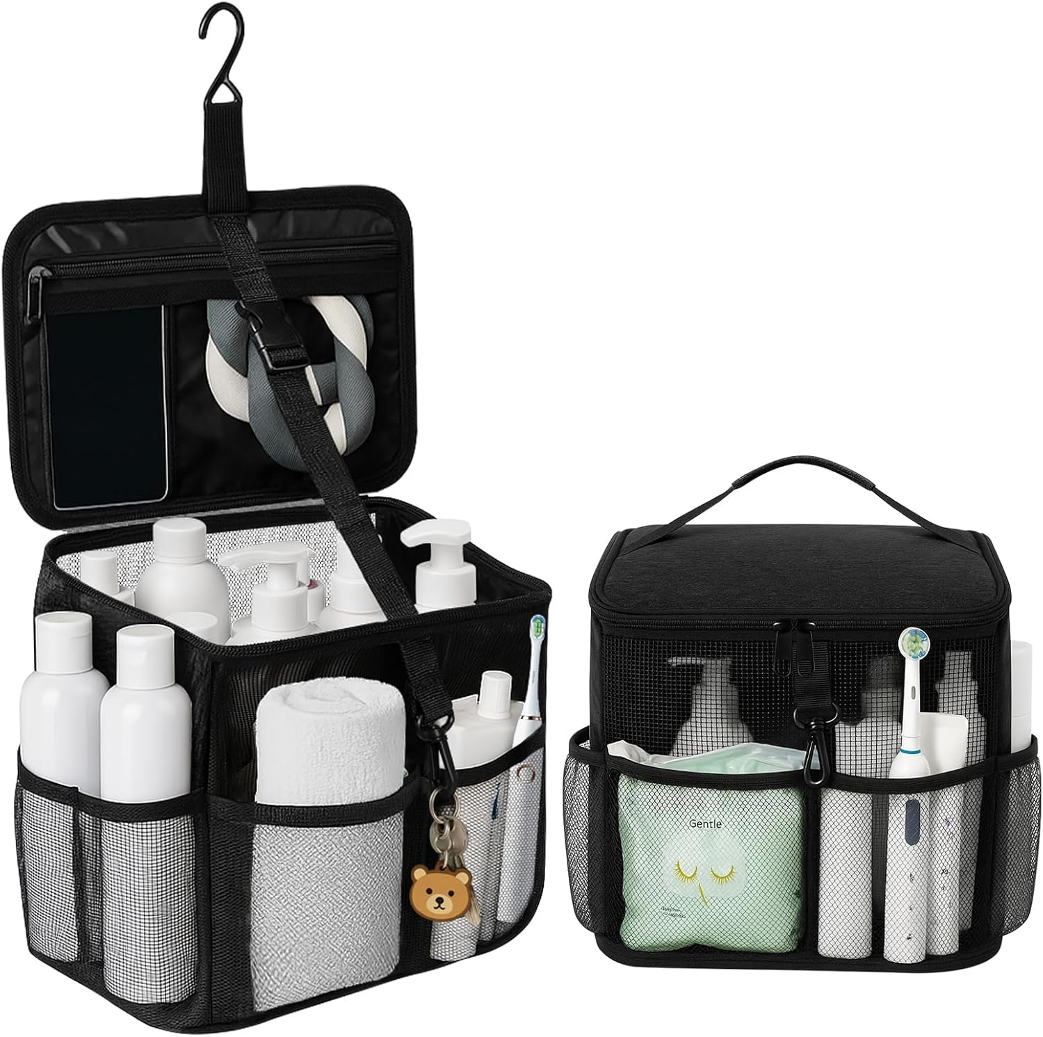 Lemoobolsa Mesh Shower Caddy Black