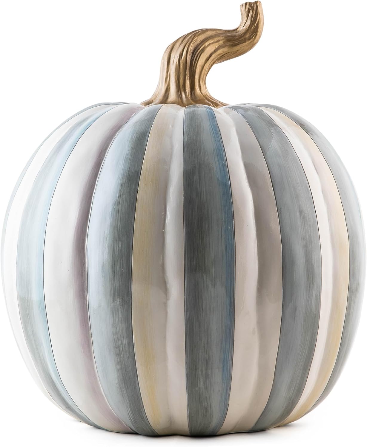 MacKenzie-Childs Medium Resin Pumpkin Decor 1