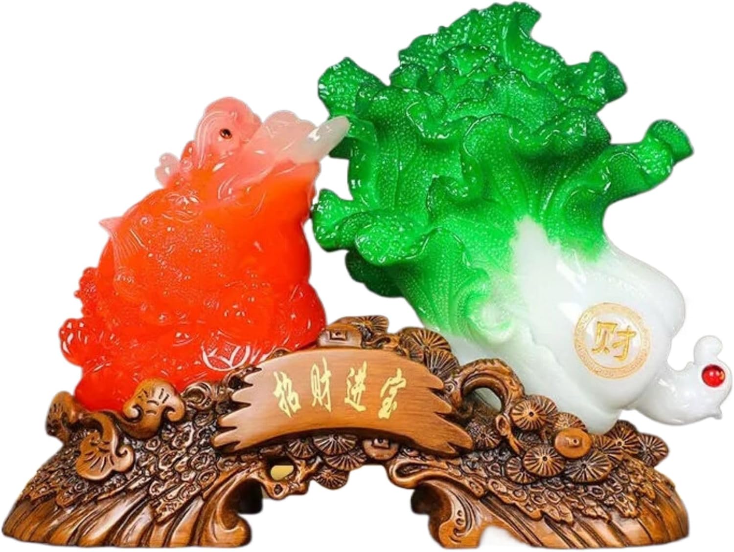 Chinese Feng Shui Resin Wealth Statues - 1743