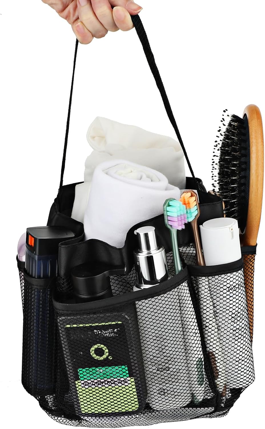 Dimeho Mesh Shower Caddy Bag with 8 Pockets 1