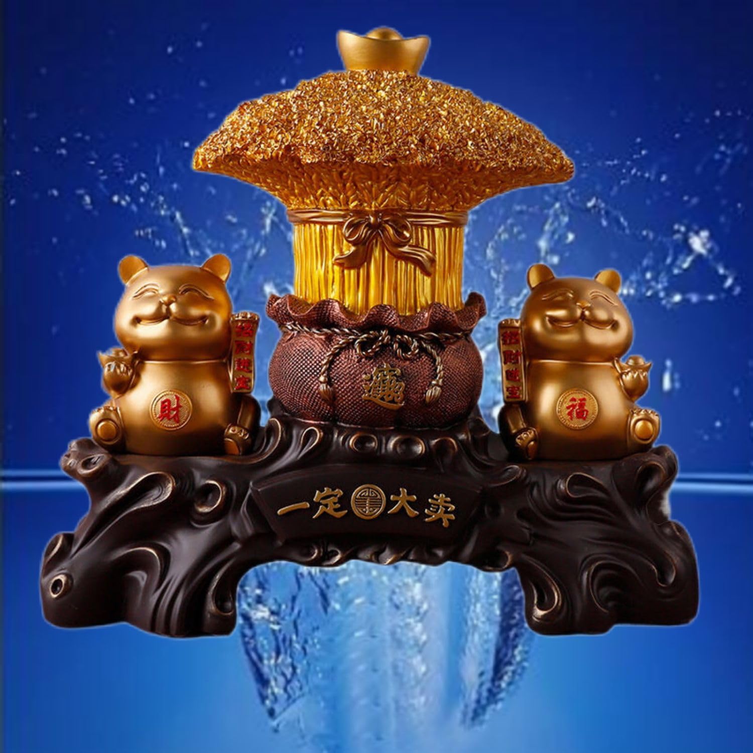 Feng Shui Resin Statue for Wealth and Prosperity - 528