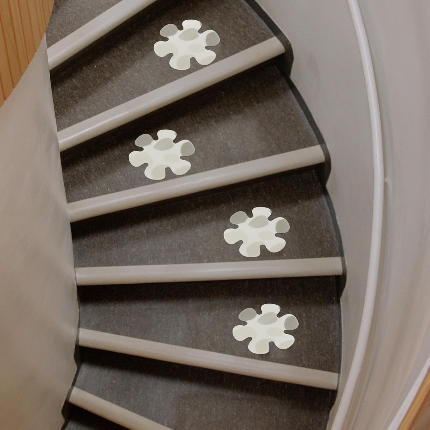 1Set Flower Shape Non-Slip Bathroom Stickers