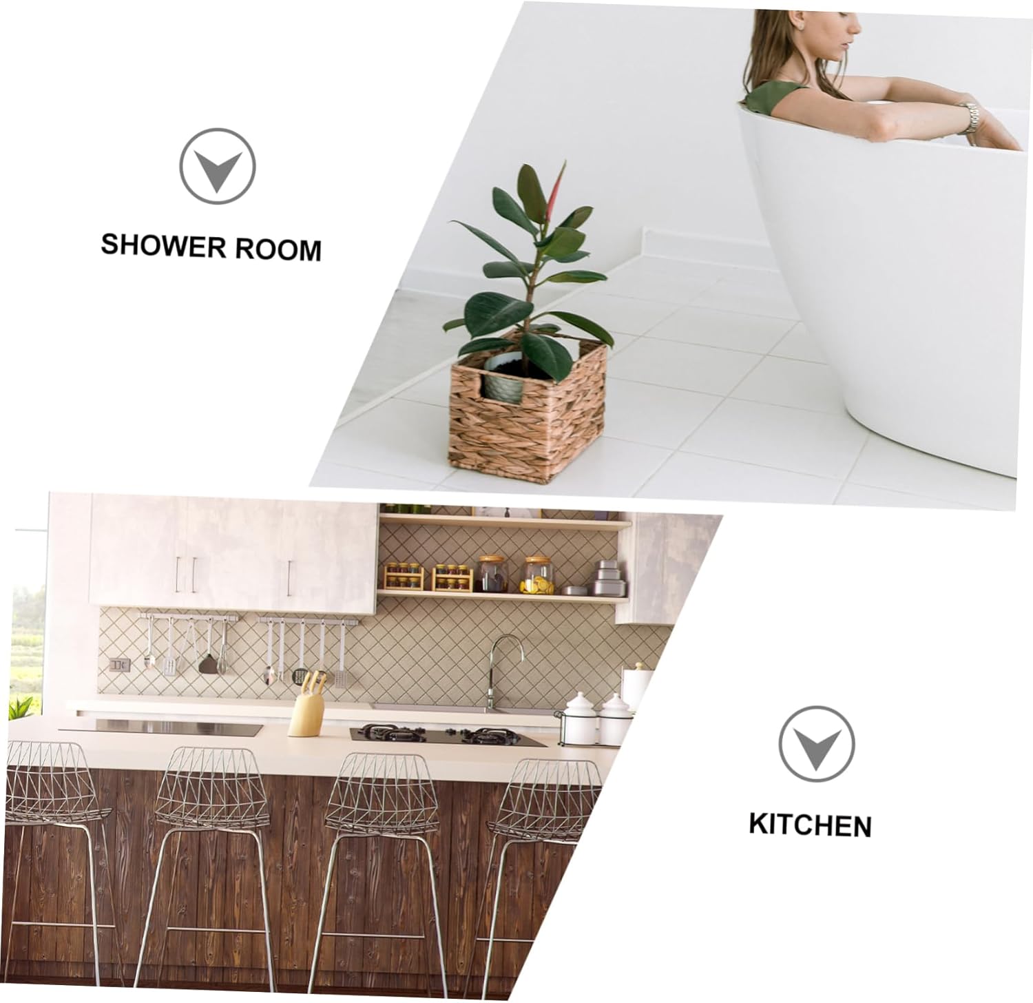 12pcs Non-Slip Bath Decals with Sea Shell Design