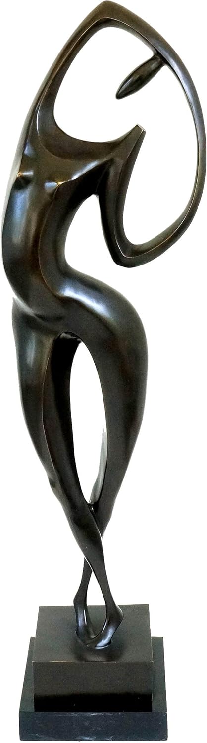 Contemplation - Modern Art Nude Bronze Statue Signed Milo