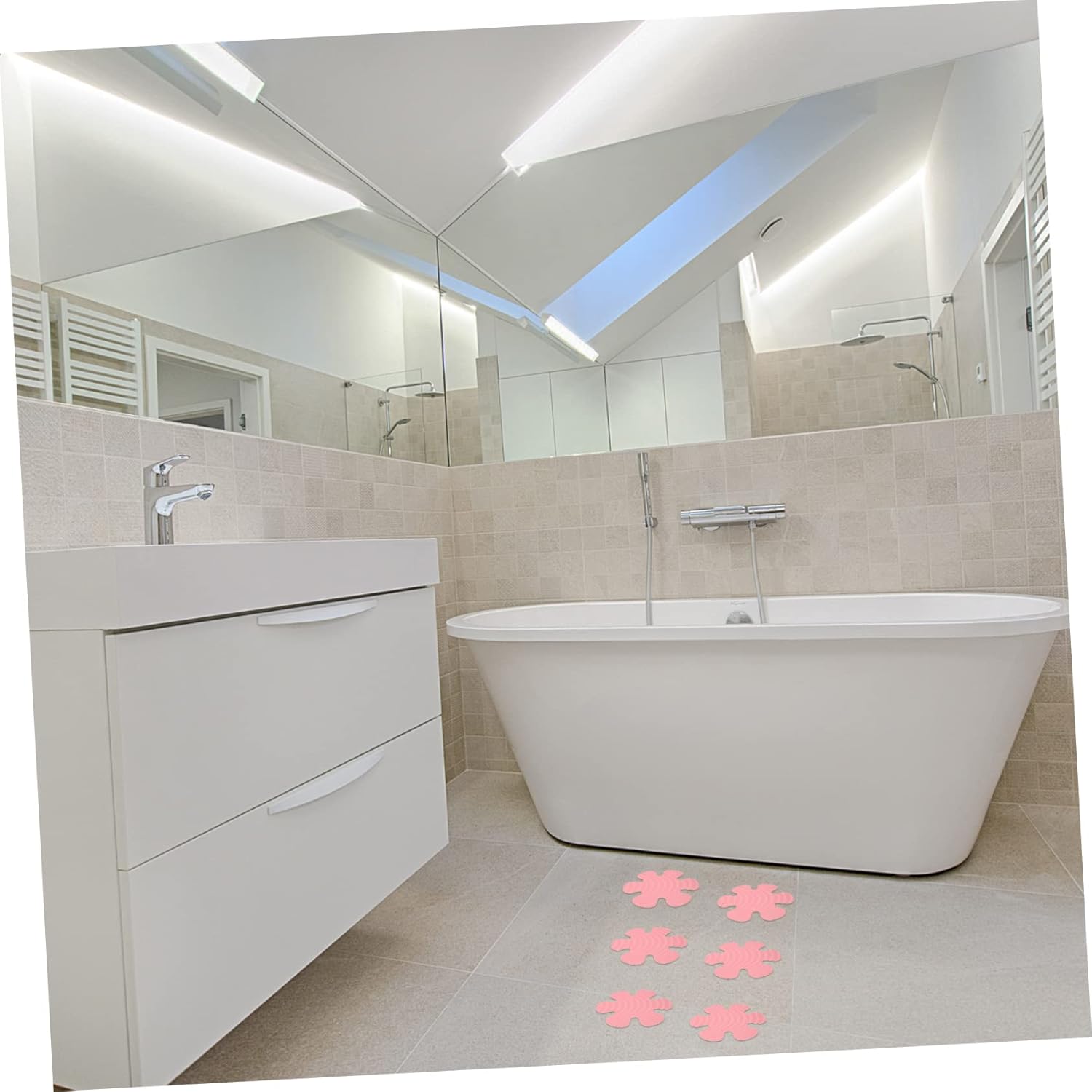 PRETYZOOM Non Slip Bathtub Stickers for Safety and Style