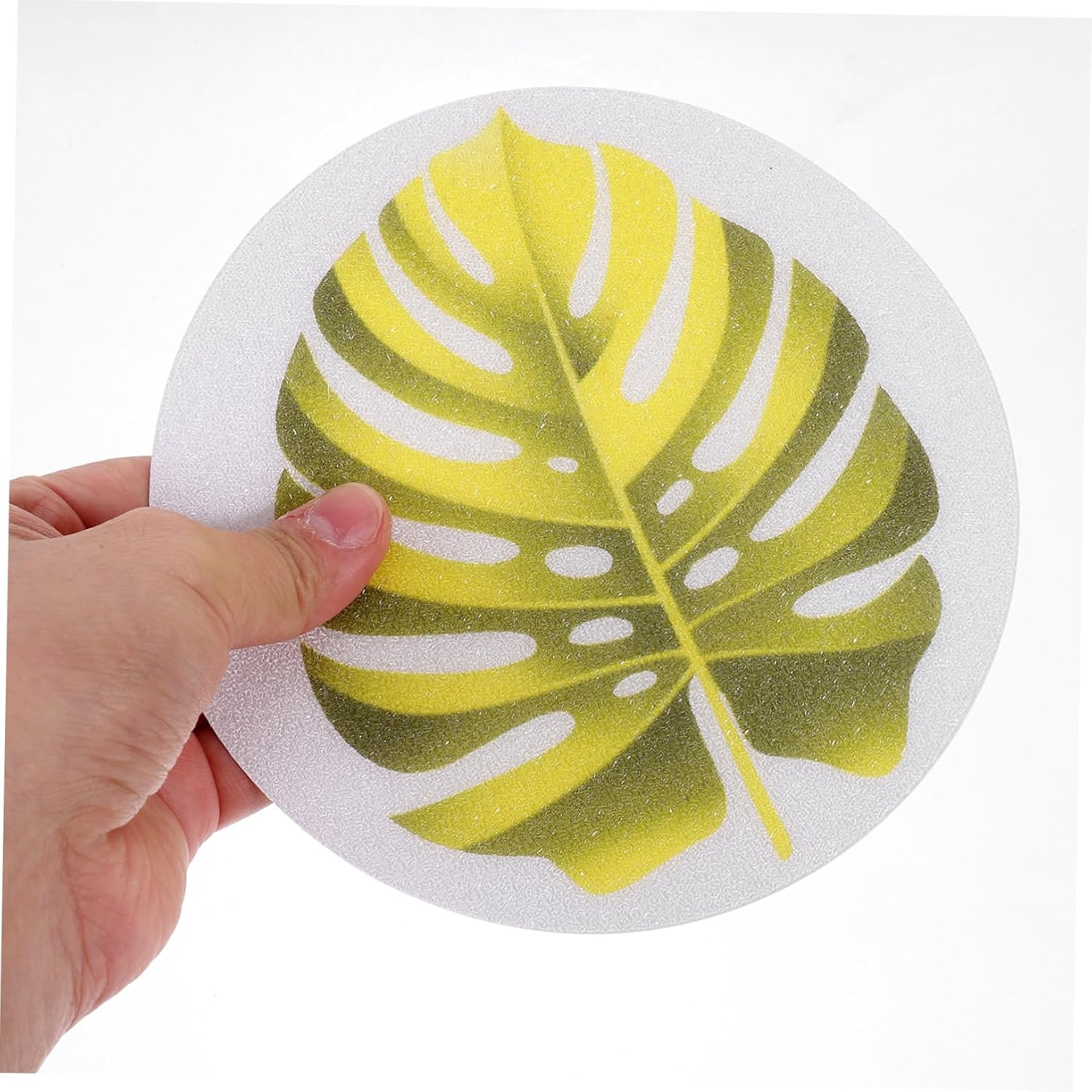 1 Set Leaf Bathtub Stickers Non-Slip Decals for Safety and Fun