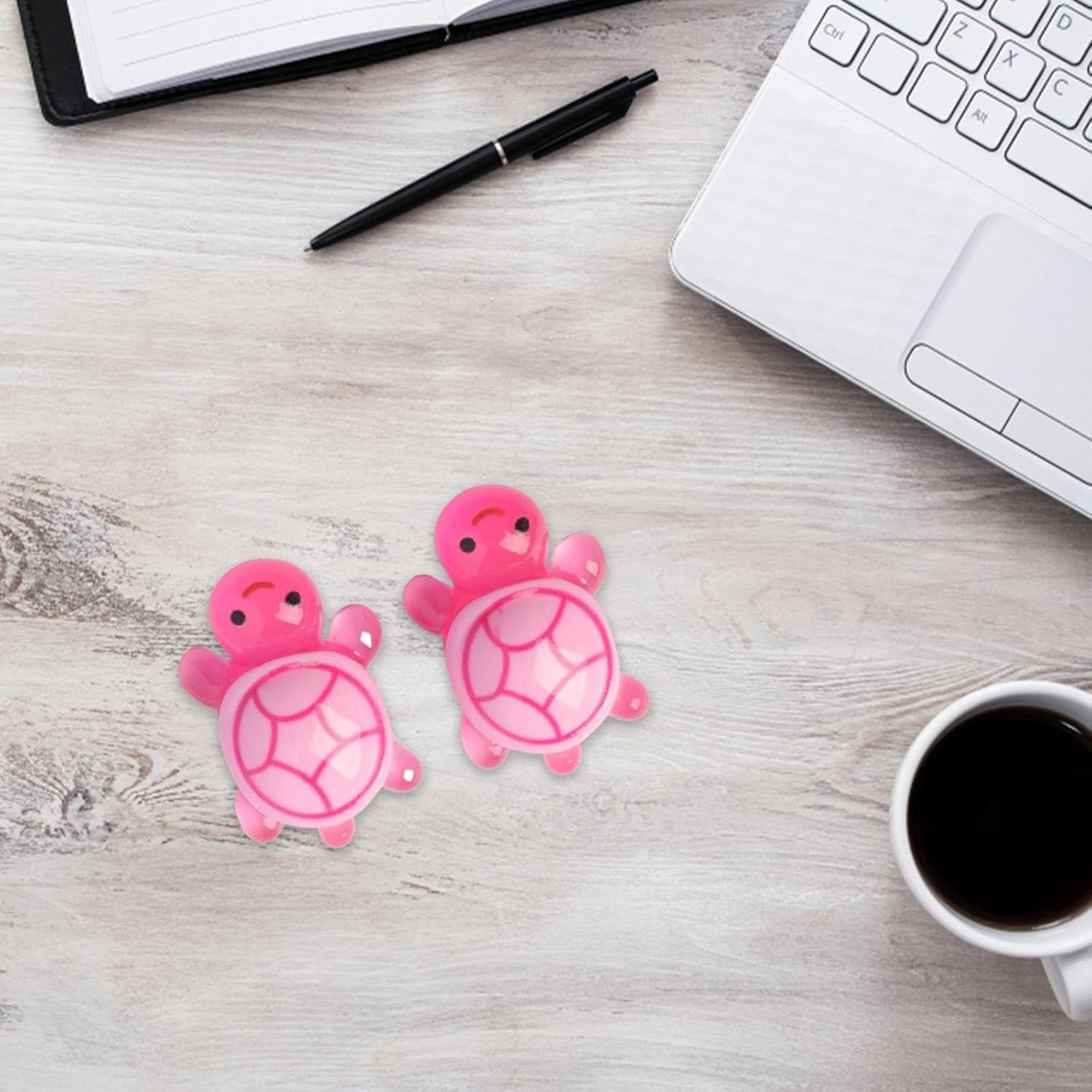 2Pcs Resin Turtles Home Decor Sculptures