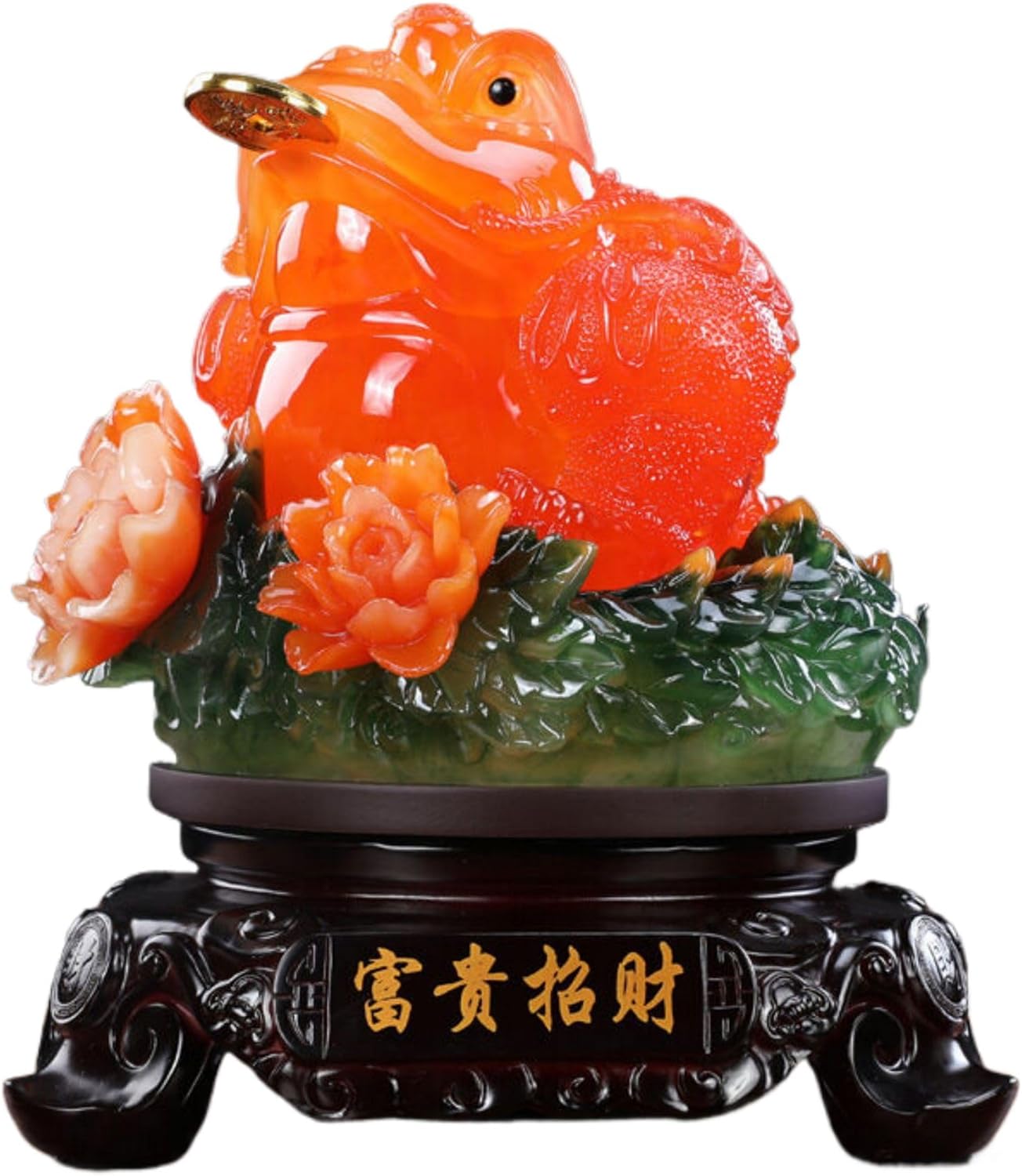 Chinese Feng Shui Resin Wealth Statue - 1237