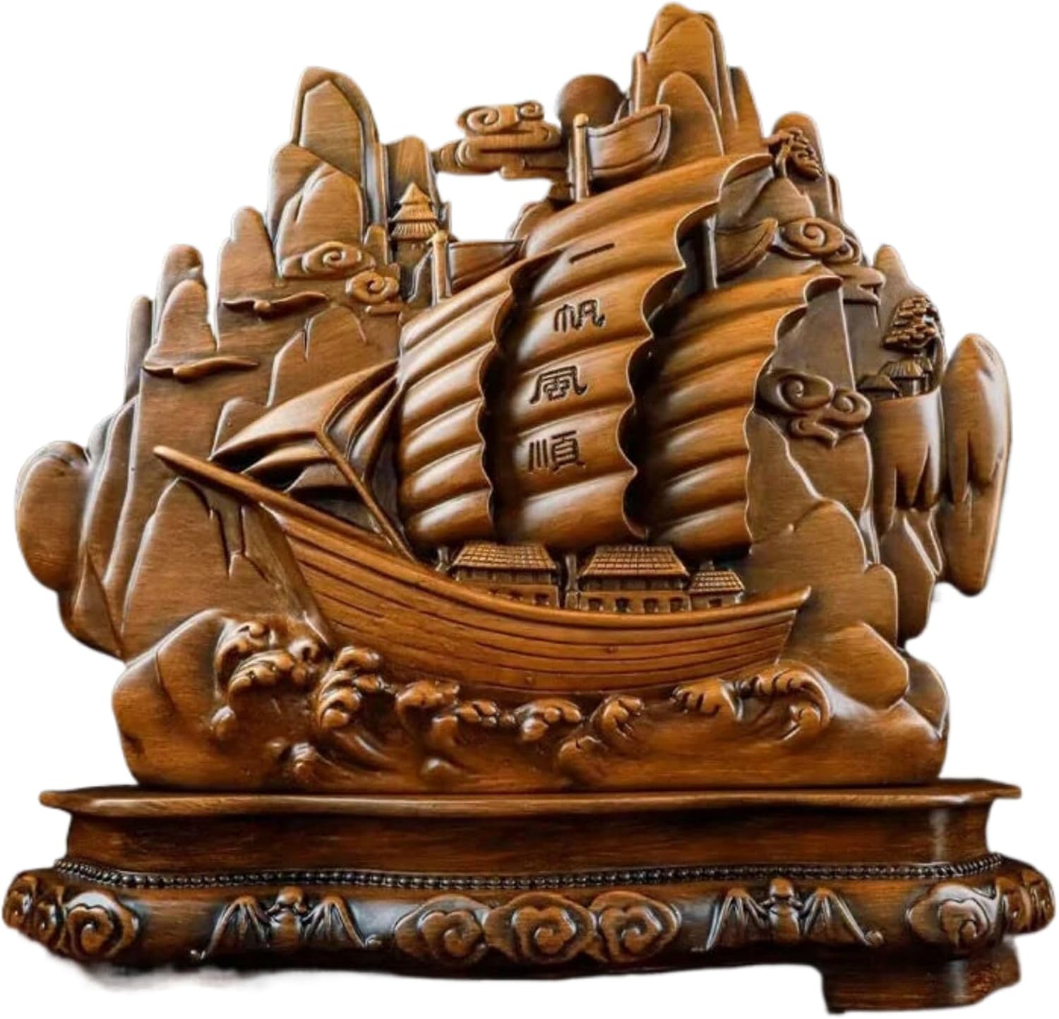 Feng Shui Wealth Statue - 148 Resin Figurine for Home Office Gift