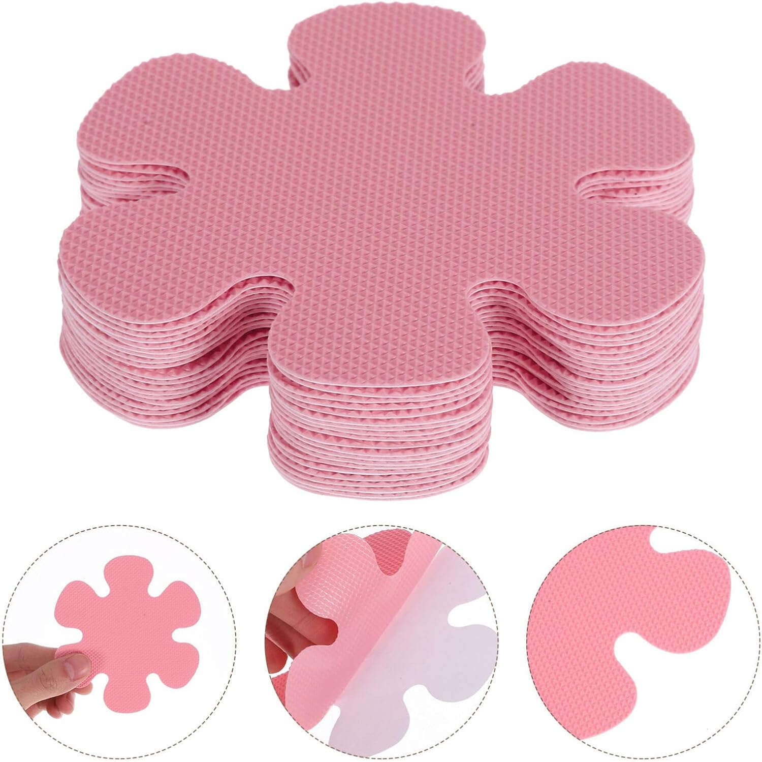 HOLIDYOYO Non-Slip Flower Bathtub Stickers 20pcs