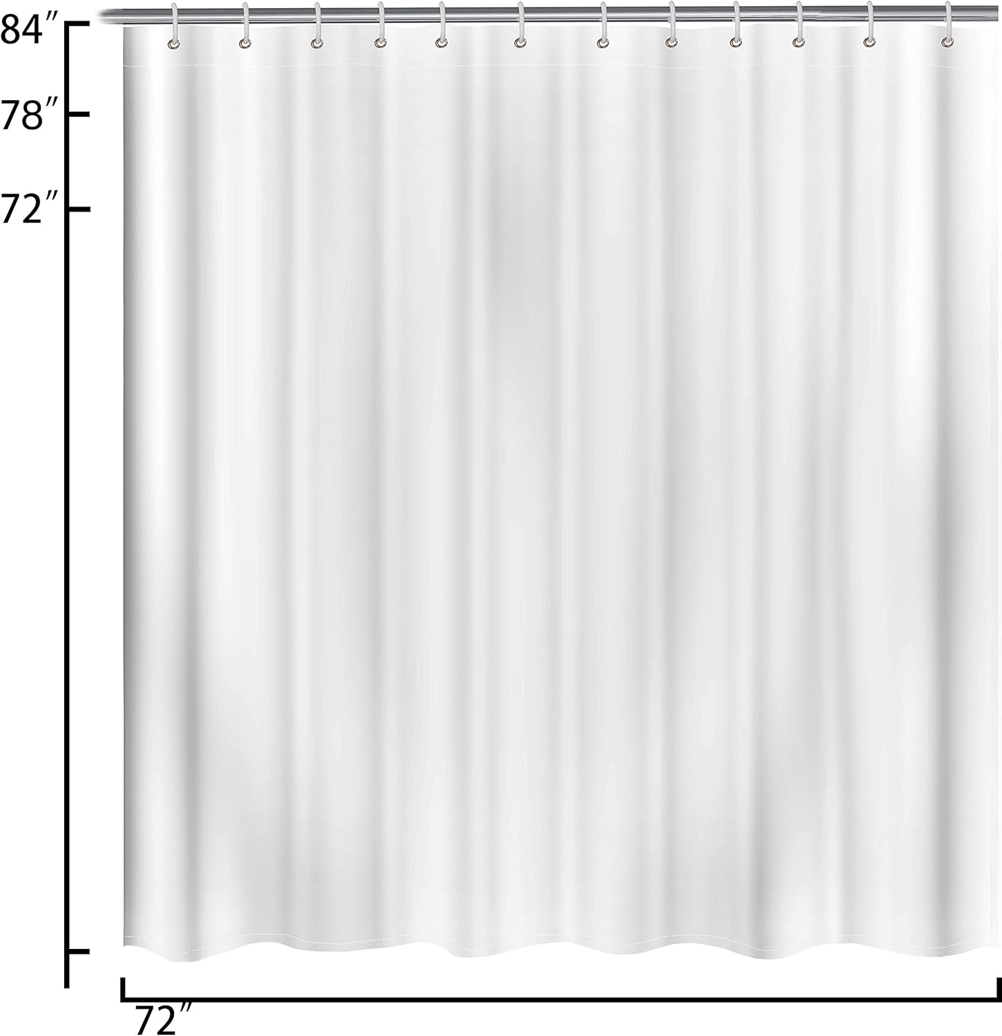 Cute Hedgehog Shower Curtain Set with Hooks 72x84