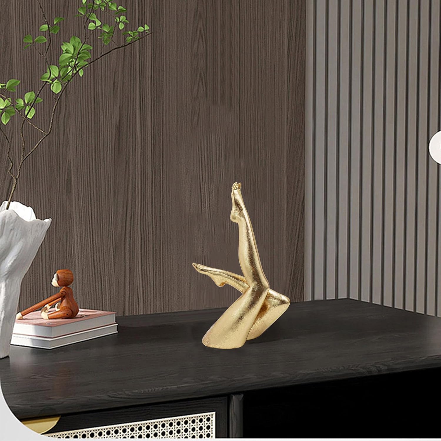 Neeenn Gold Legs Statue Modern Art Decor