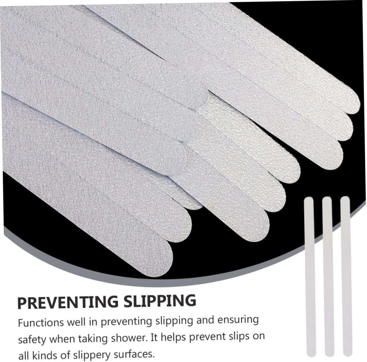 BRIGHTFUFU 42pcs Bathroom Non-Slip Stickers Anti-Fall Decals