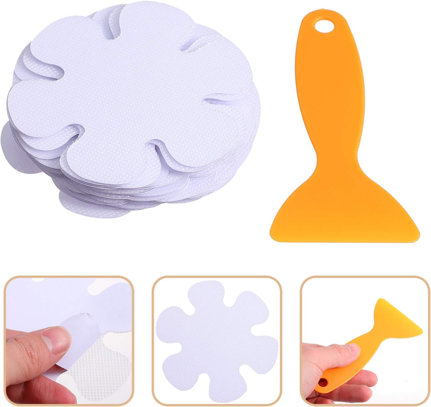 Alipis 60 Pcs Bathroom Non-Slip Safety Stickers