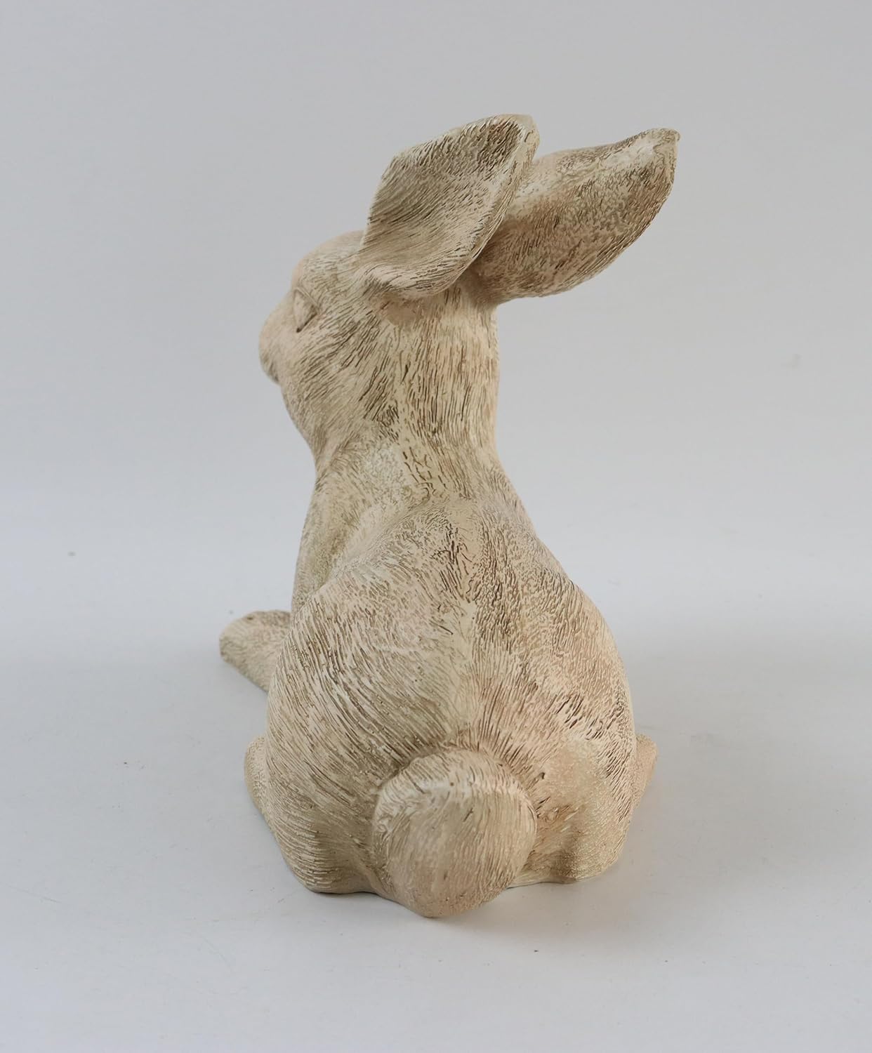 Hymmah Rabbit Statue Rustic Home Decor Sculpture