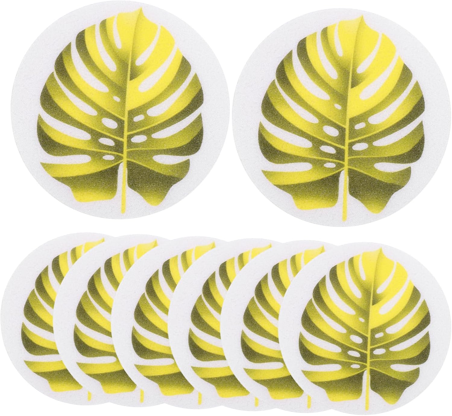 1 Set Leaf Bathtub Stickers Non-Slip Decals for Safety and Fun