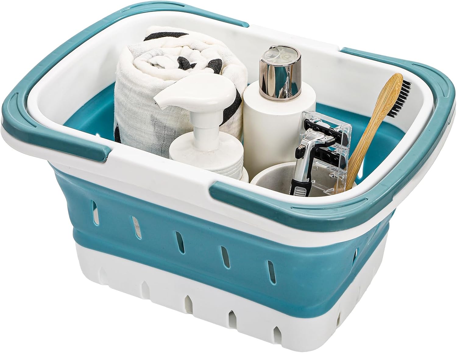 Kingrol 2-Pack Portable Shower Caddy Tote with Handle