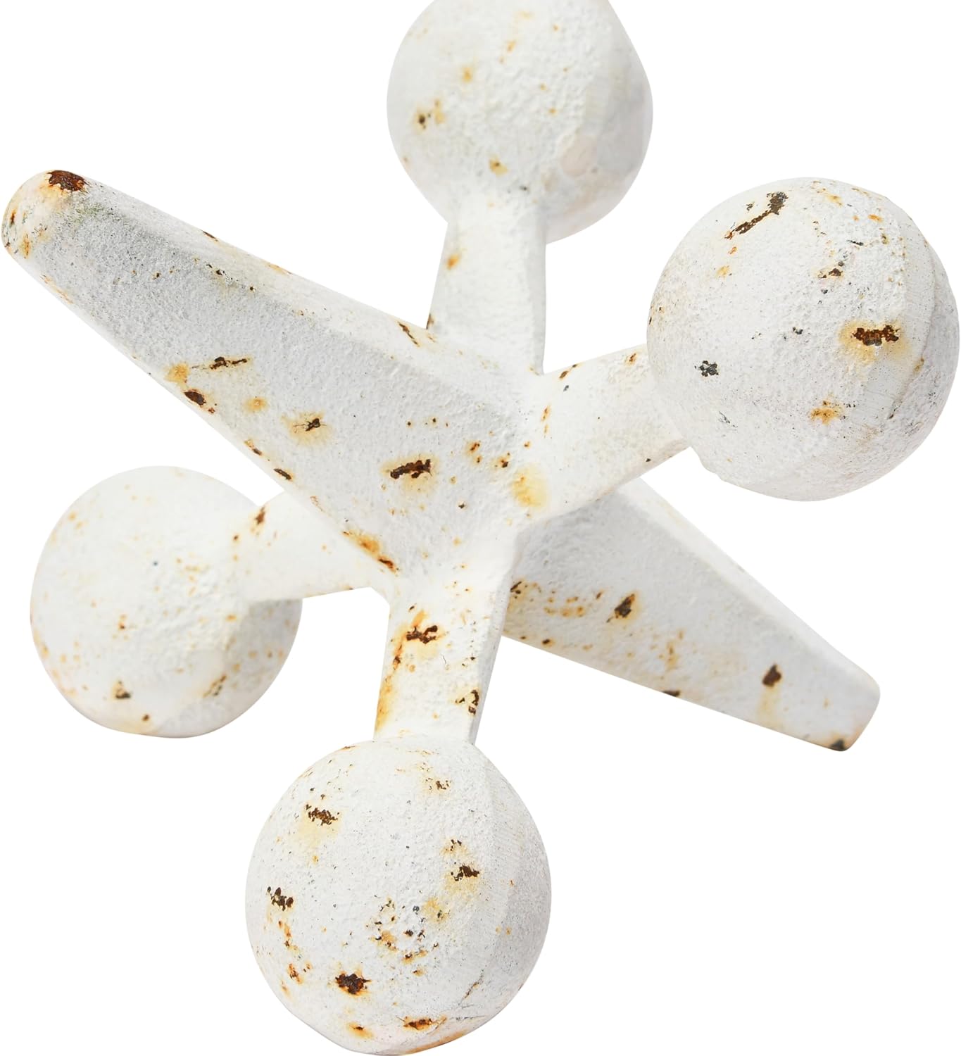 Creative Co-Op Cast Iron Jack Accent White 1