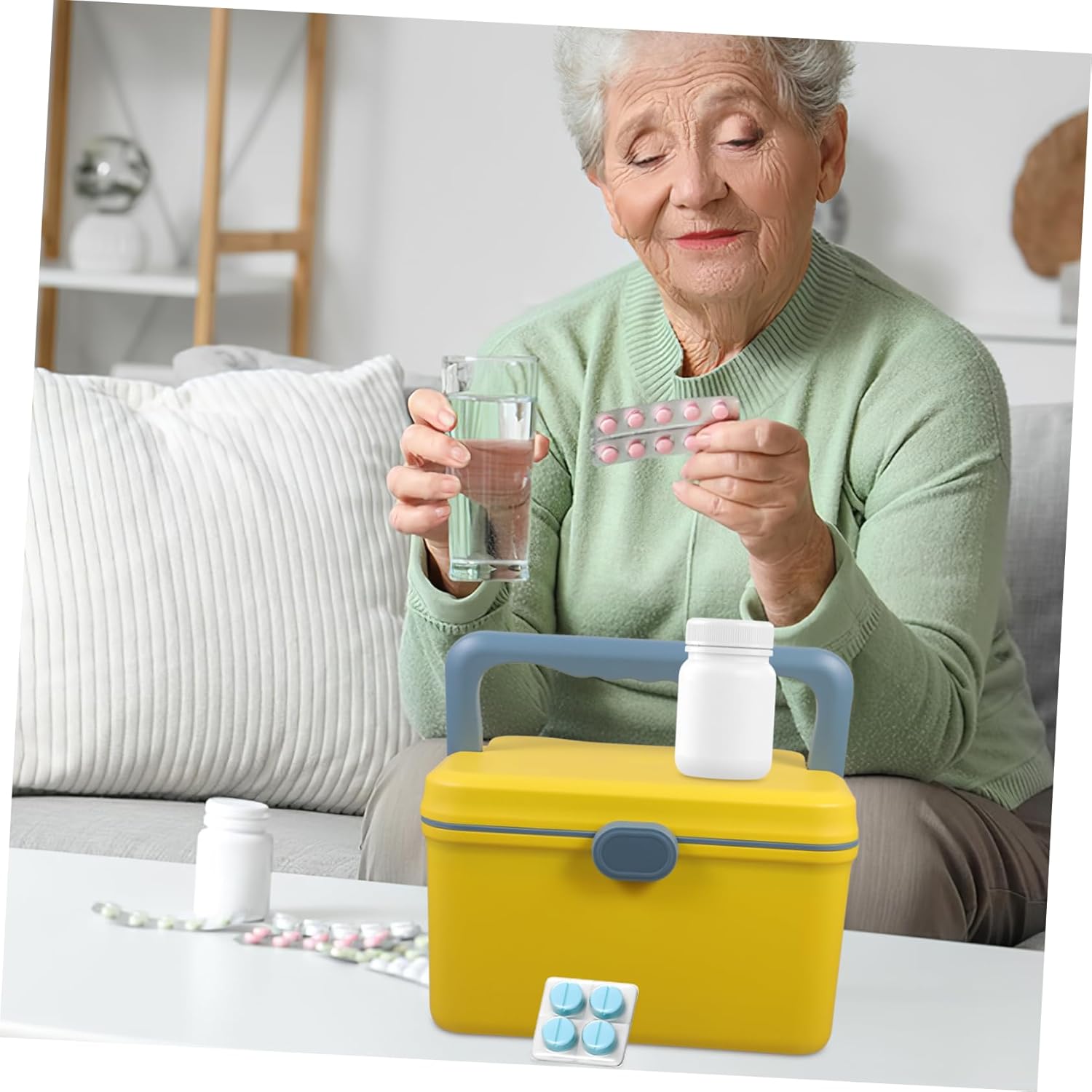 HOLIDYOYO Medicine Cabinet Storage Organizer Box