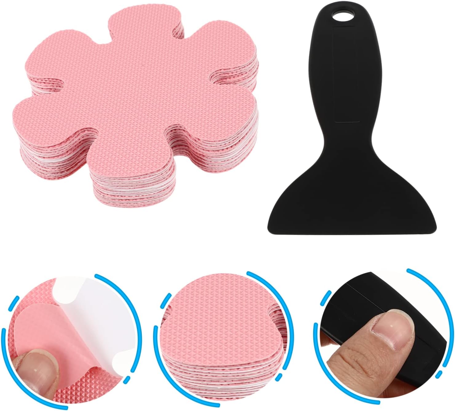 PRETYZOOM Non Slip Bathtub Stickers for Safety and Style