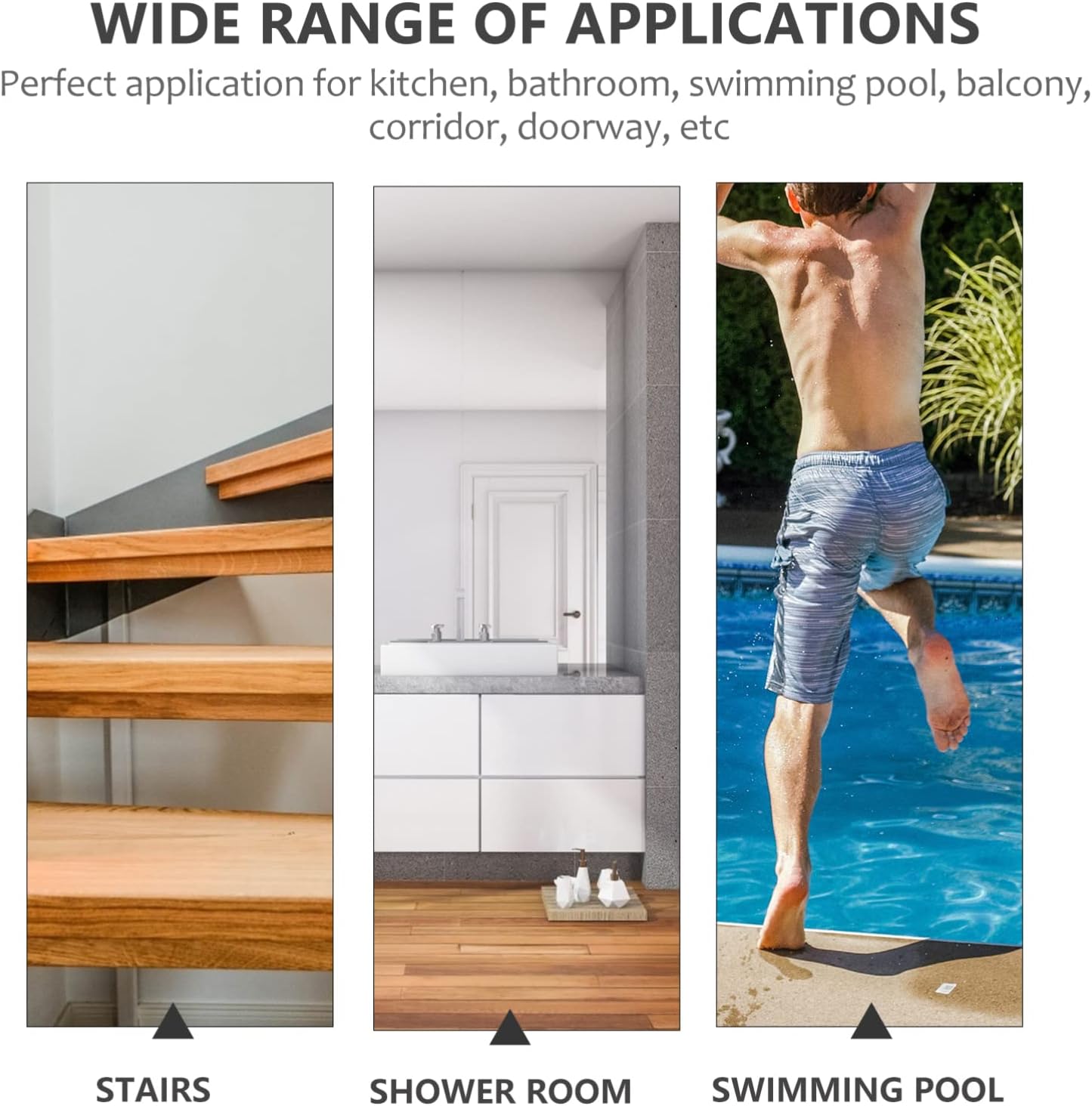 Zerodeko 36pcs Non Slip Bathroom Stickers