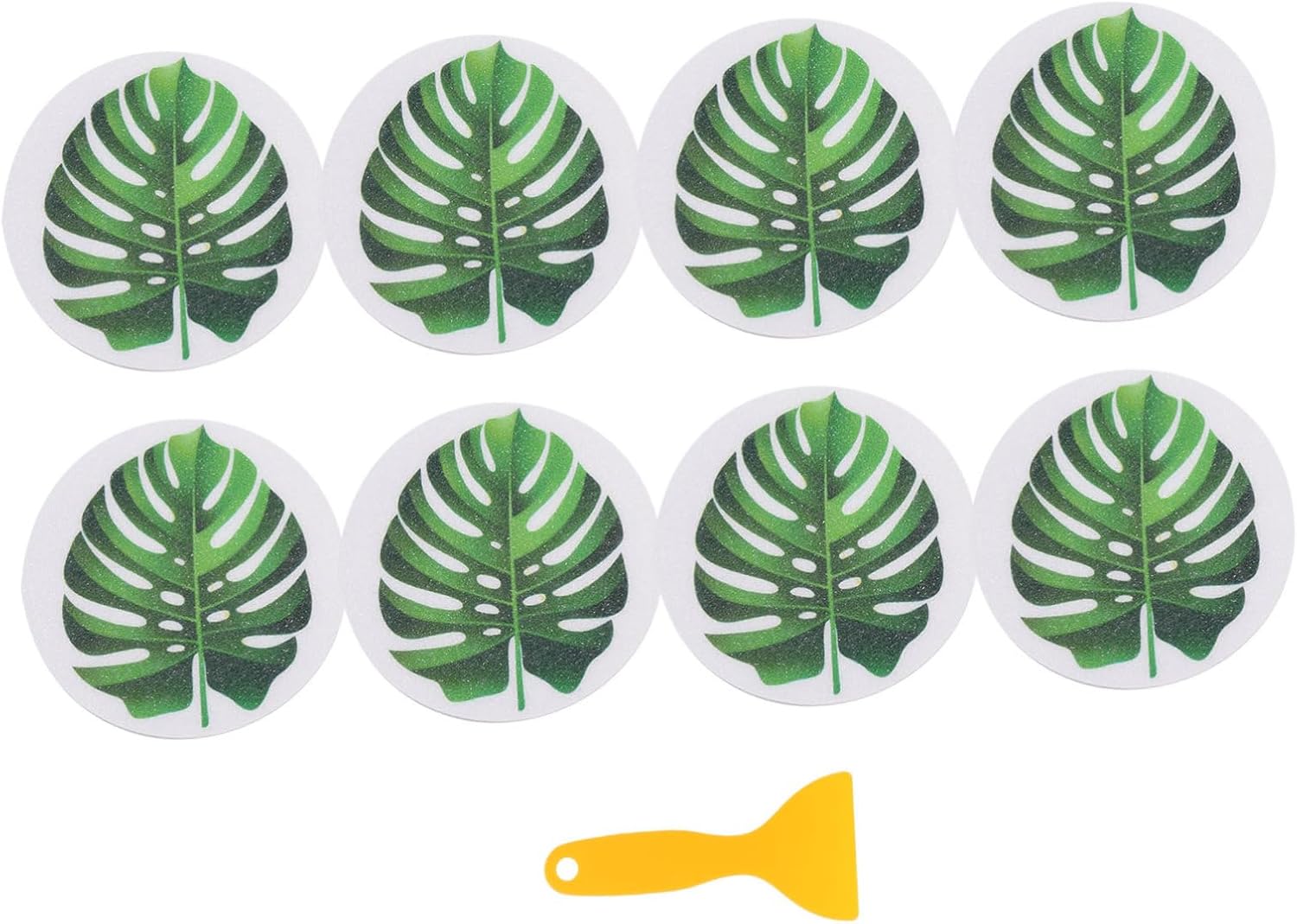 Leaf Shaped Non-Slip Bathtub Decals Stickers