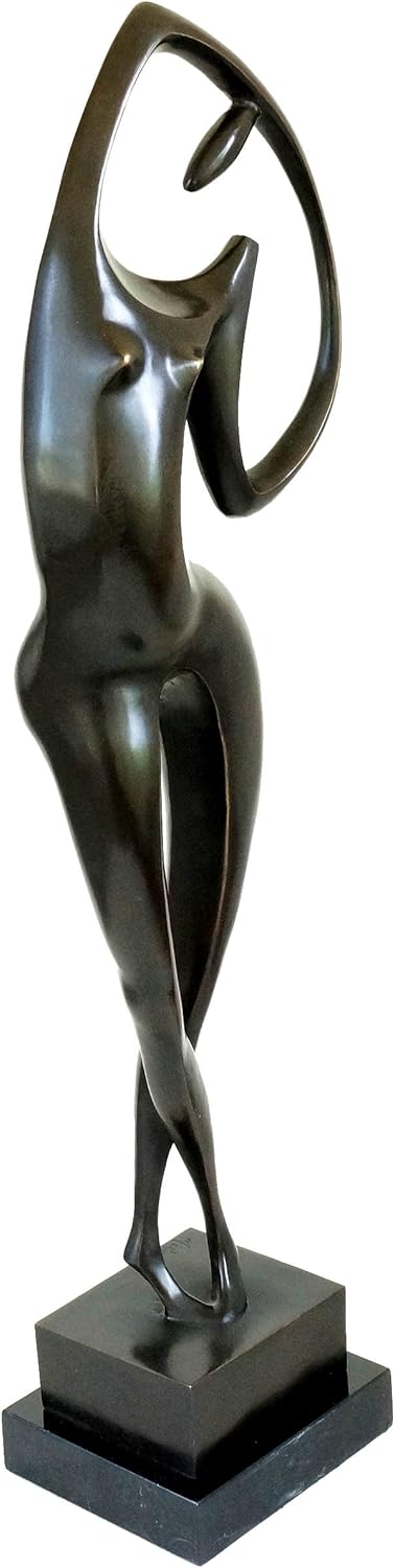 Contemplation - Modern Art Nude Bronze Statue Signed Milo