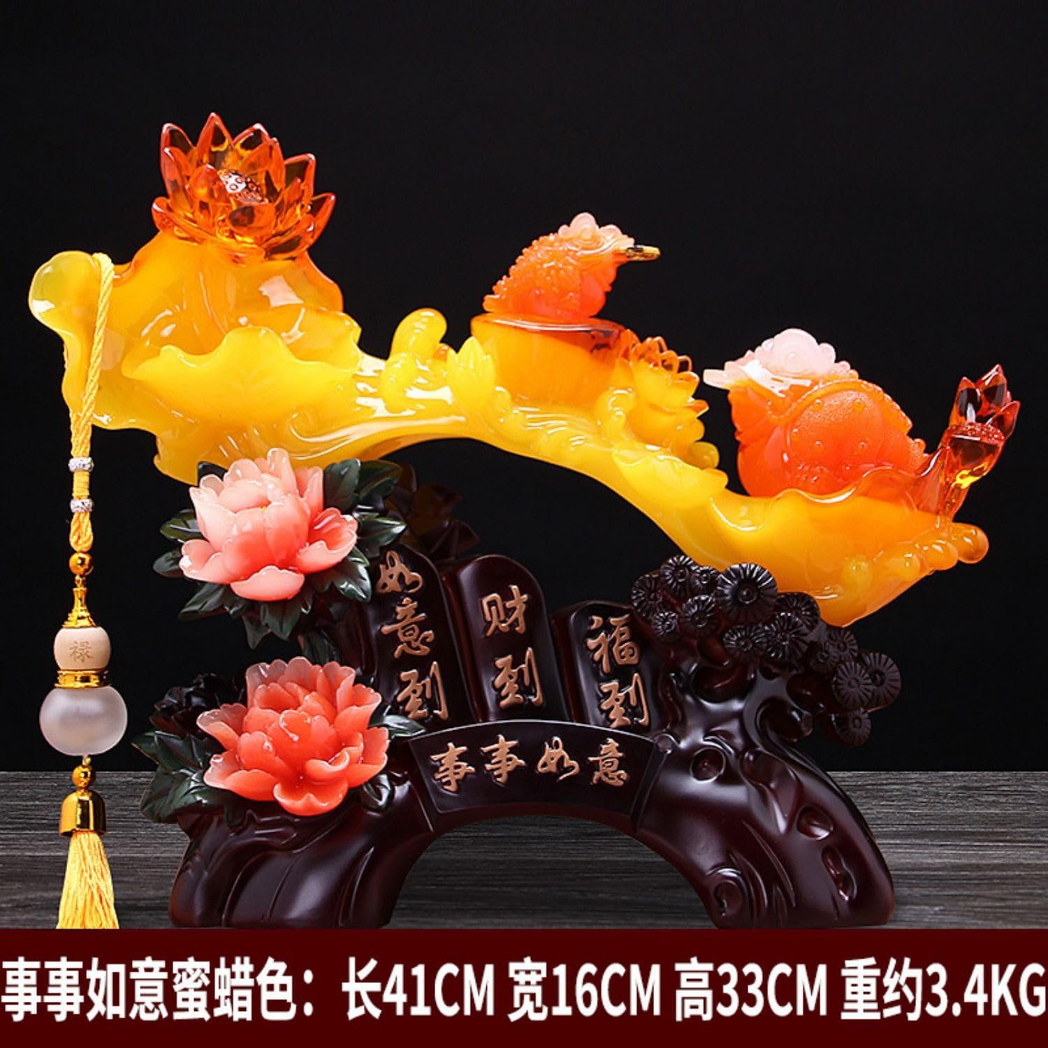 Feng Shui Wealth Prosperity Statue for Home and Office