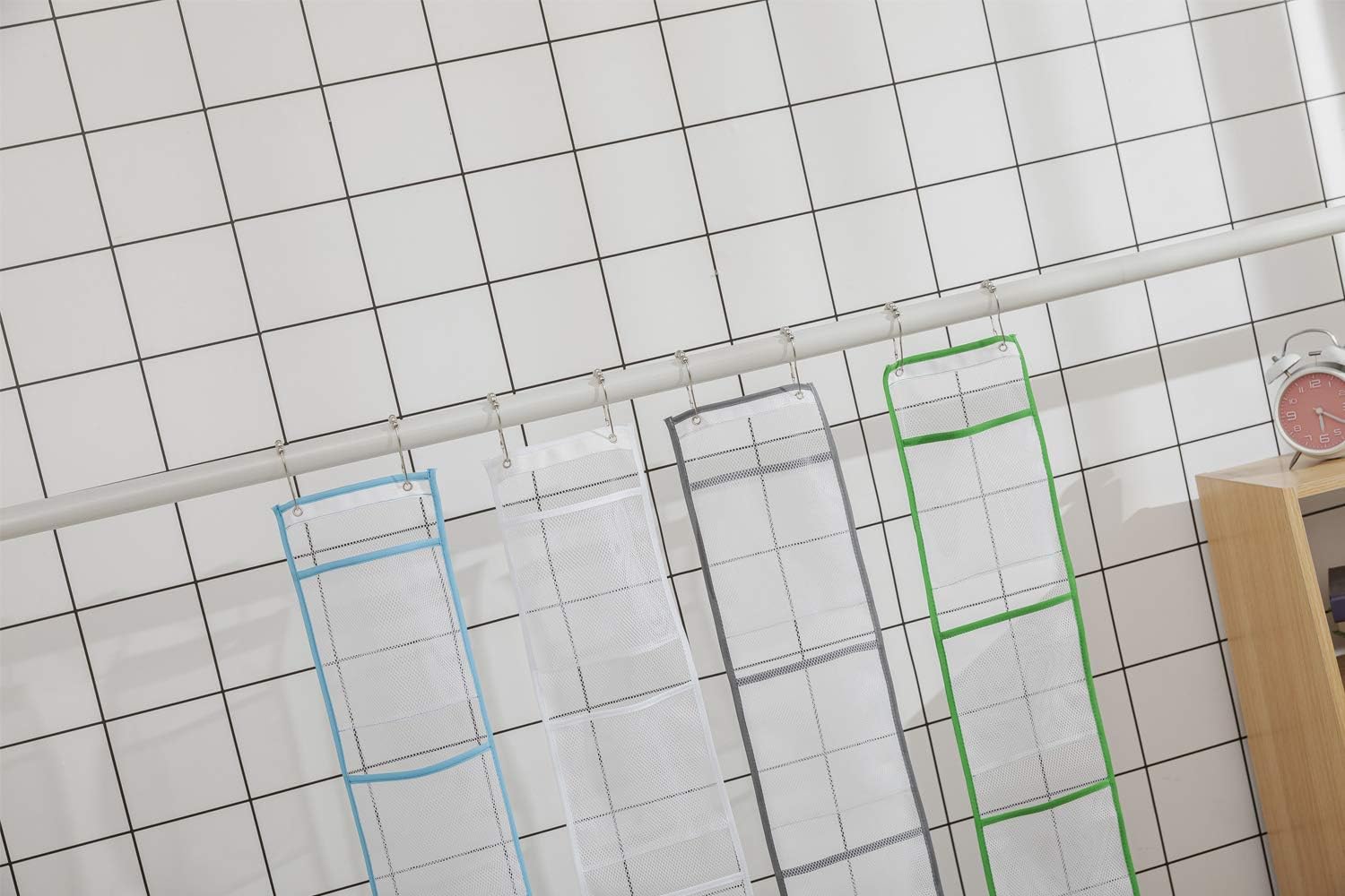 ALYER Hanging Storage Shower Caddy Organizer White