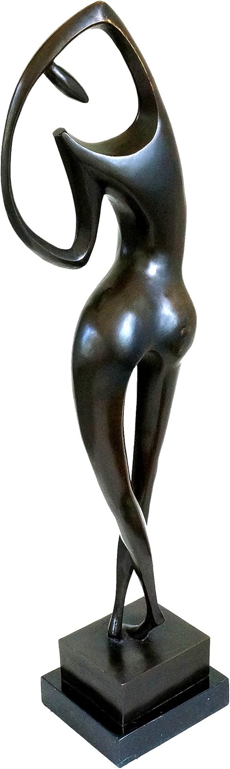 Contemplation - Modern Art Nude Bronze Statue Signed Milo
