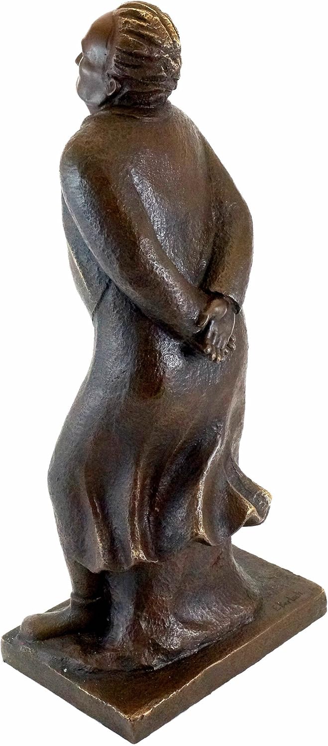 Kunst Ambiente Bronze Statue The Walker Signed Barlach 1