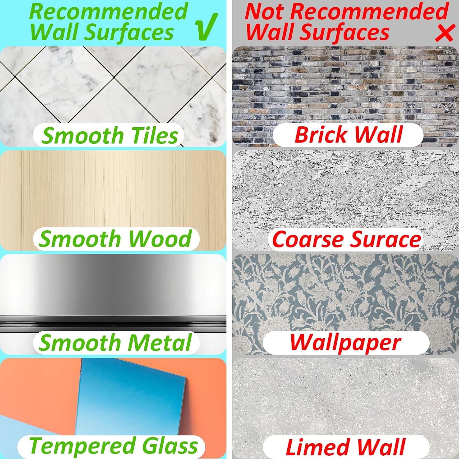 cobee 8 Pcs Shower Caddy Adhesive Hooks 1