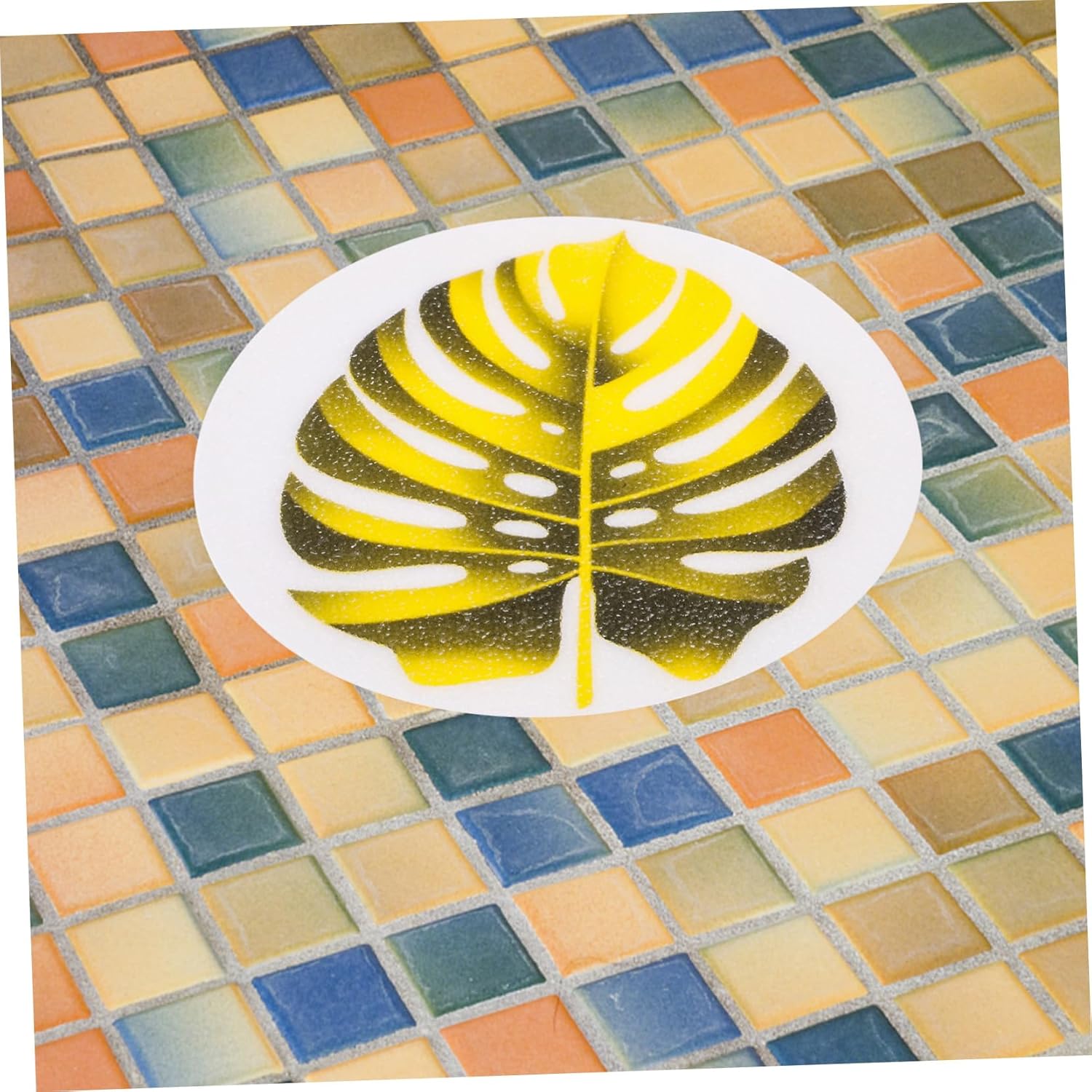 Ciieeo Non-Slip Leaf Bathtub Decals