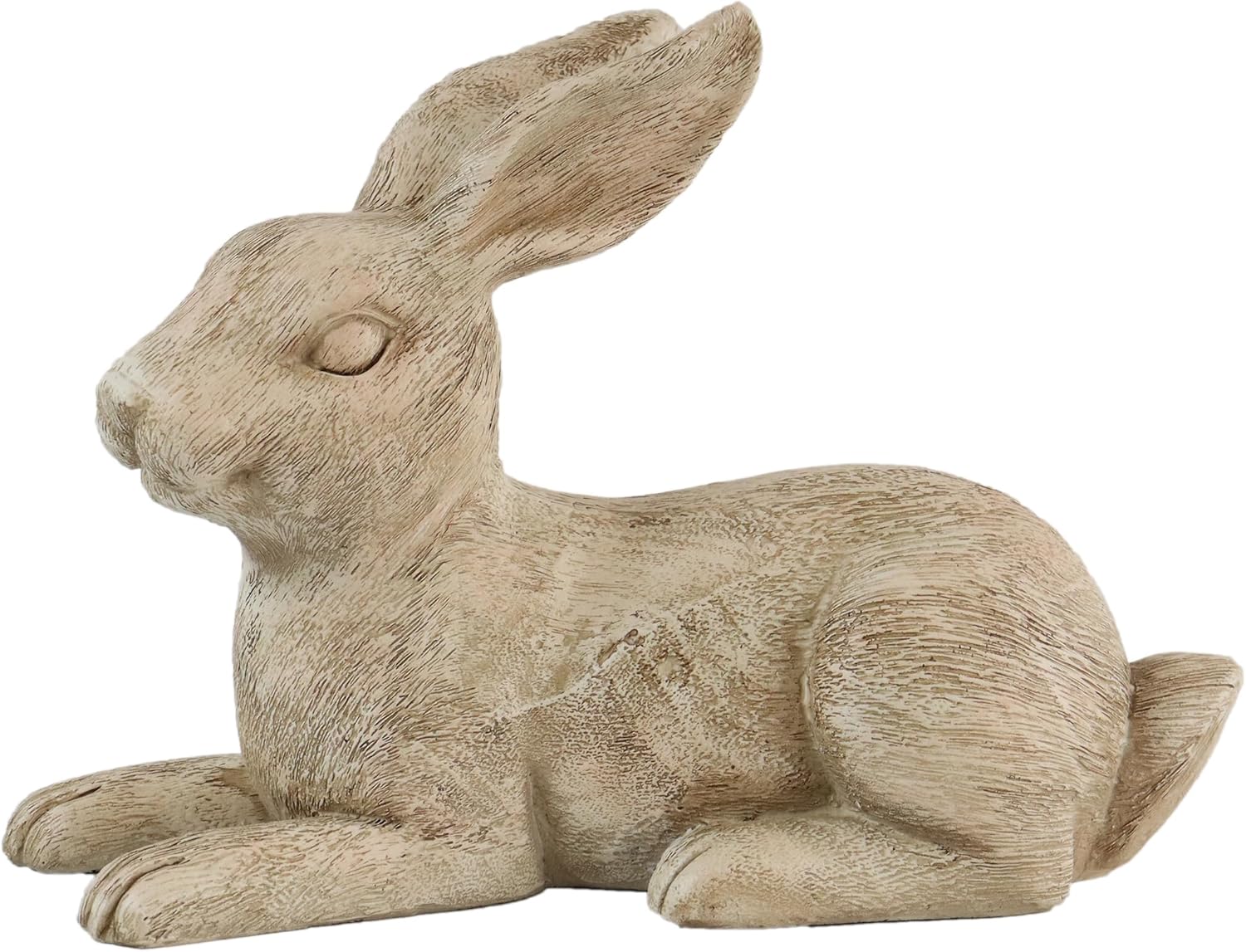 Hymmah Rabbit Statue Rustic Home Decor Sculpture