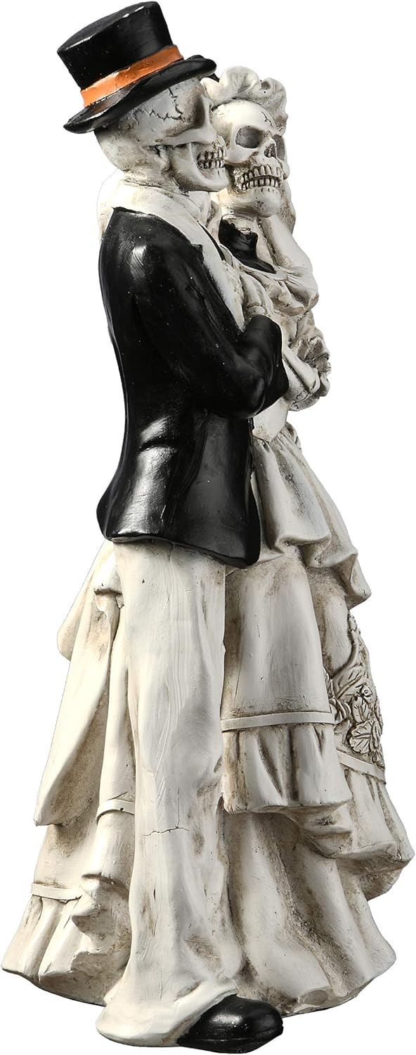 National Tree Company Skeleton Bride and Groom Decoration 11 Inch