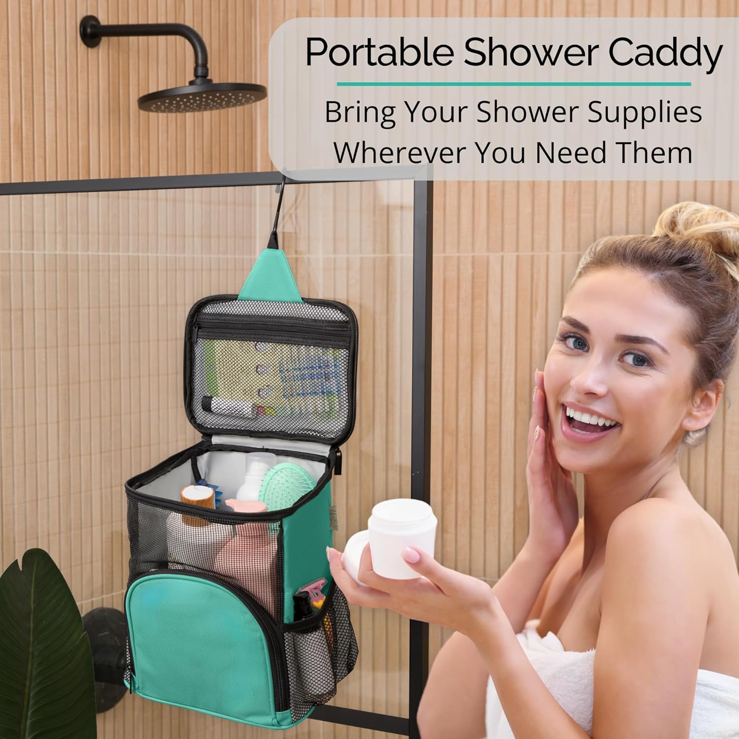 TERRA HOME Original Shower Caddy - Travel Dorm Organizer